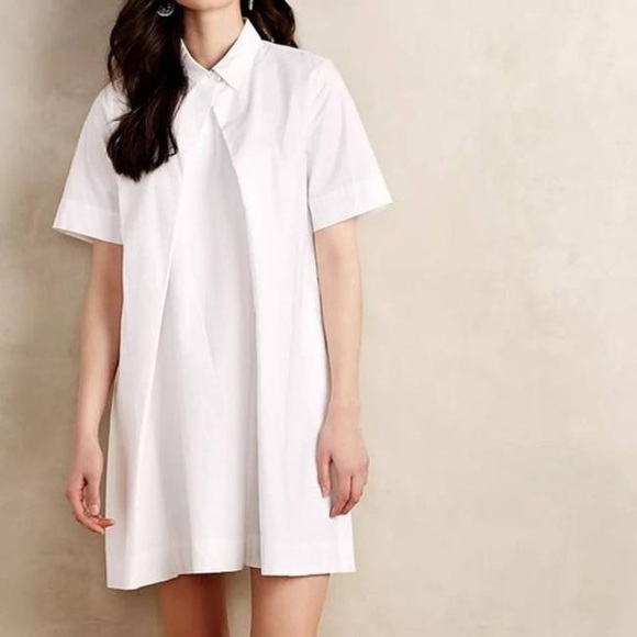Anthropologie Dresses & Skirts - Anthropologie Isabella Sinclair white collar dress